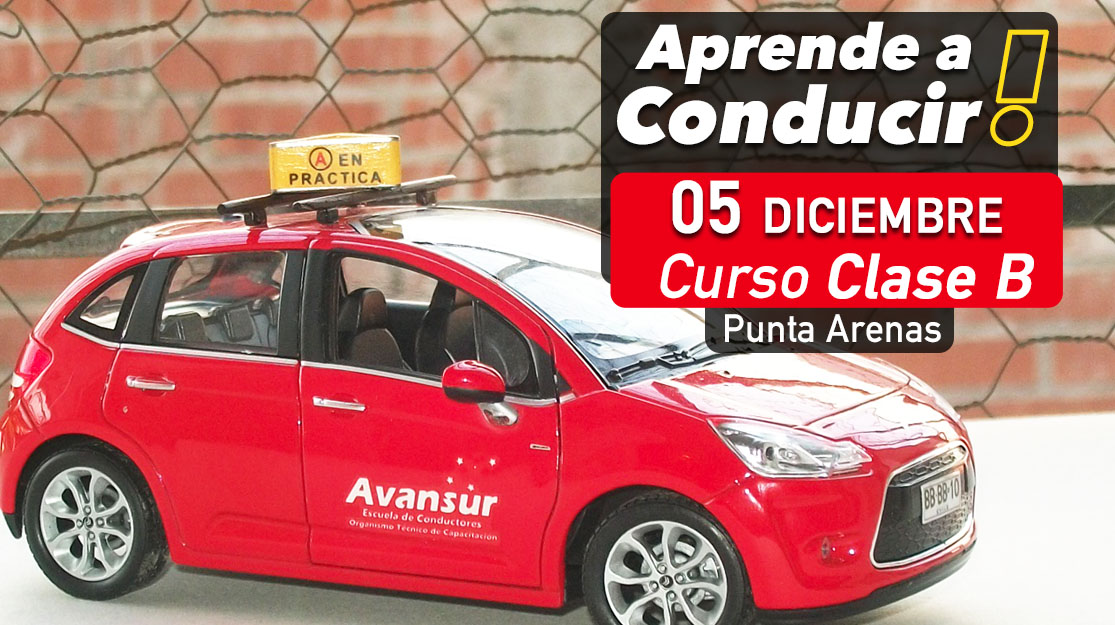 Curso Clase B: 05 Diciembre Punta Arenas | Capacitaciones Avansur