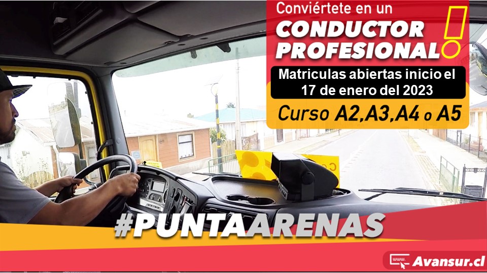 ¡MATRICULAS ABIERTAS! A2-A3-A4-A5 CURSO PROFESIONAL EN PUNTA ARENAS ...