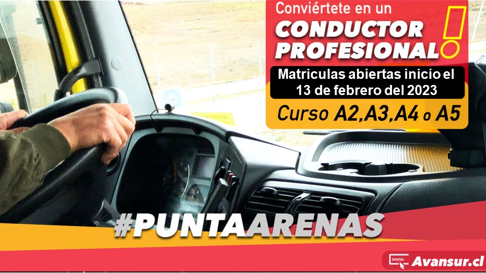 ¡MATRICULAS ABIERTAS! A2-A3-A4-A5 CURSO PROFESIONAL EN PUNTA ARENAS ...